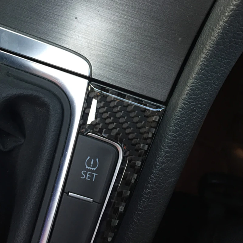 Наклейка на панель переключения передач из углеродного волокна для Volkswagen VW Golf 7 GTI