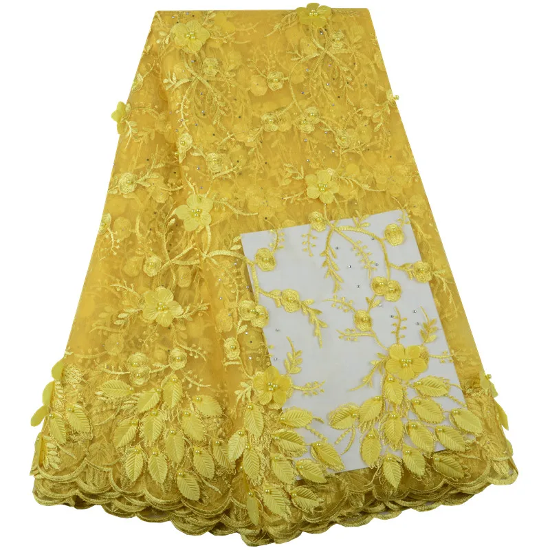

Onion Color Lace African Lace Fabric High Quality Lace With Plenty Beaded Nigerian Guipure Lace Fabric For Christmas F1428