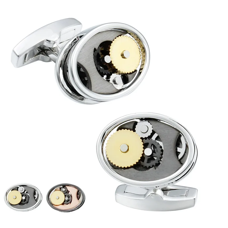 Мужские запонки для французских рубашек нерабочие с пистолетом мужчин|cufflinks for