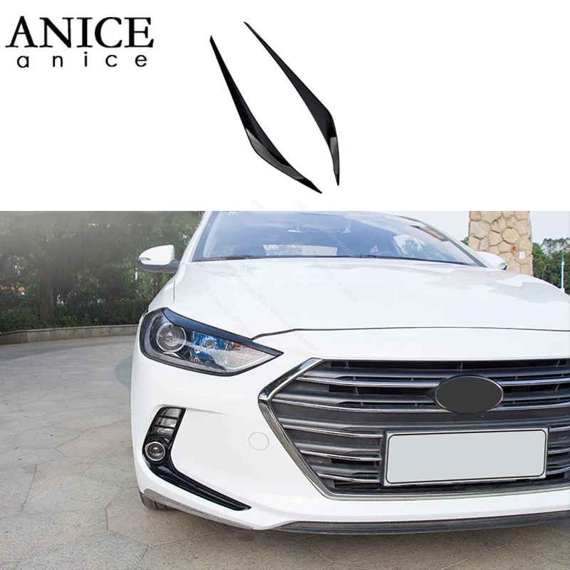 Белые чехлы на передние фары для HYUNDAI Elantra 2017-2018 | Автомобили и мотоциклы
