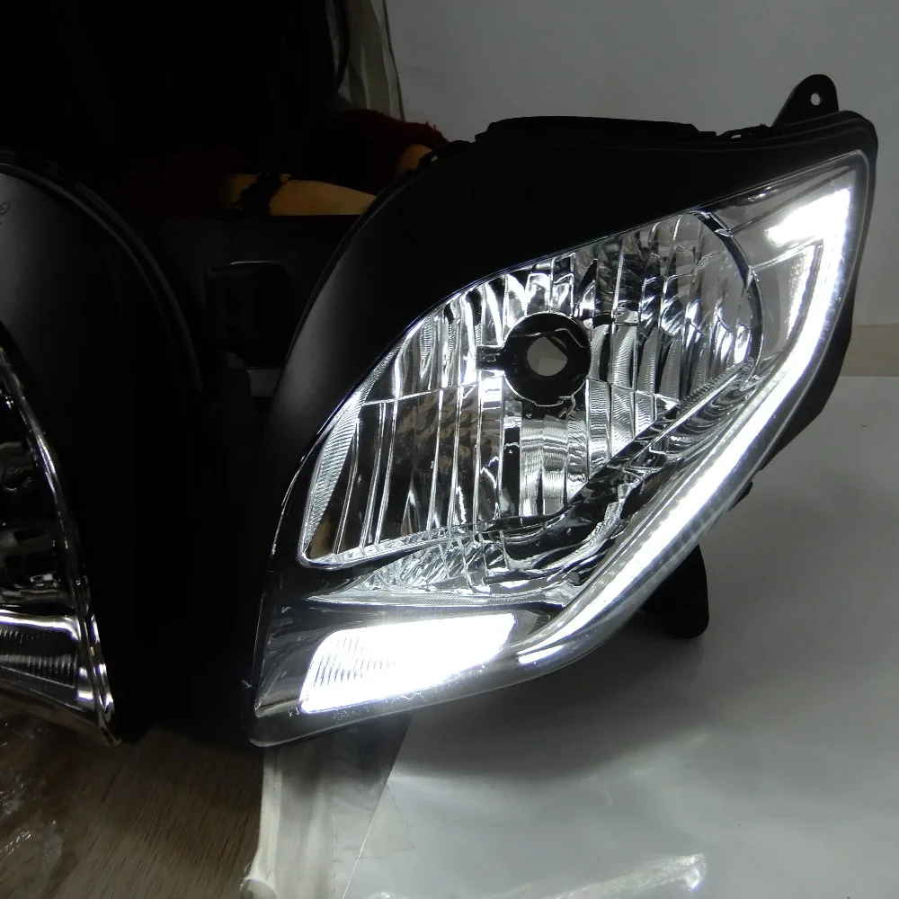 2013 FJR1300 FJR 1300 мотоциклетные фары светодиодные лампы фар с светодиодный для Yamaha FJR1300 2013
