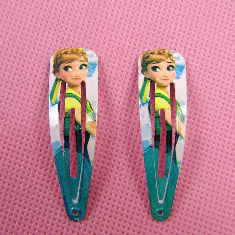 6 шт./лот disney с рисунком Эльзы из мультфильма заколка для волос Детская мультфильма «Холодное сердце косметический голова куклы резинка для волос Платье на день рождения подарок аксессуары