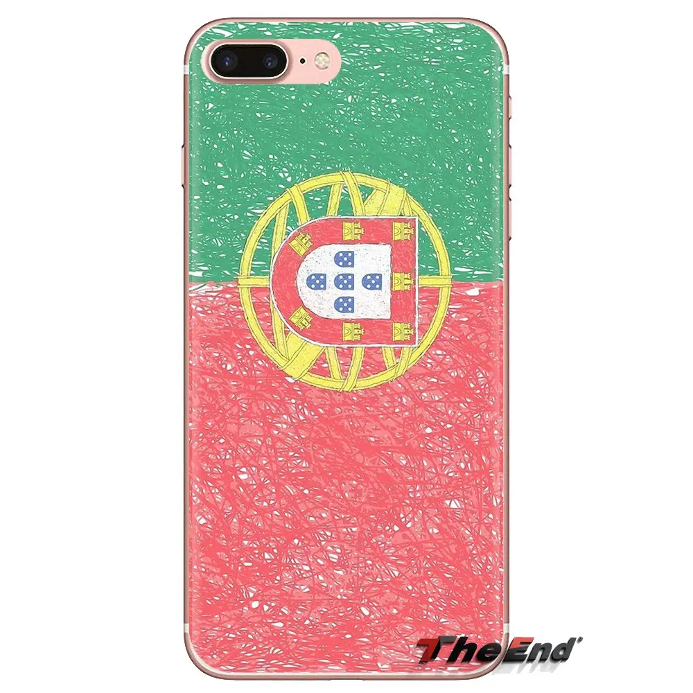 For Xiaomi Mi4 Mi5 Mi5S Mi6 Mi A1 A2 5X 6X 8 9 Lite SE Pro Max Mix 2 3 2S Phone Housing Case Portugal Flag Banner Art Pattern |