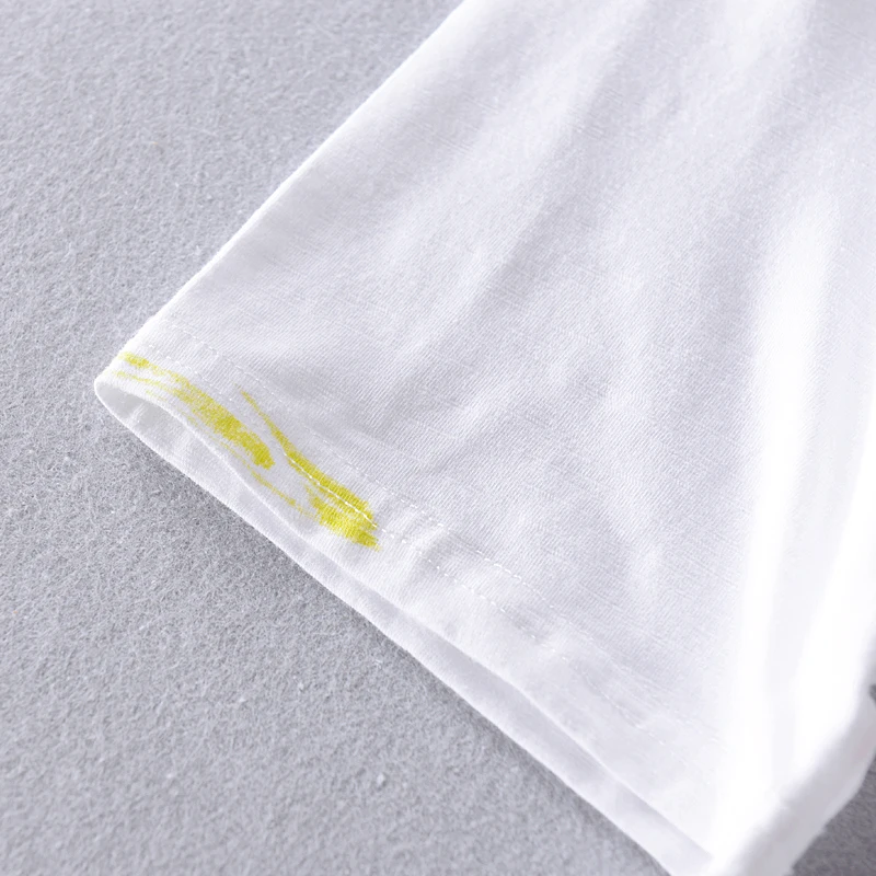 

2019 Summer mens casual trend short-sleeved t-shirt linen and cotton stitching t shirt men fashion casual t shirts male chemise