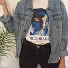 Kuakuayu HJN лорд Обложка альбома мелодраме футболка с картиной поп-музыки Графические футболки Гранж эстетику уличные Стиль футболка