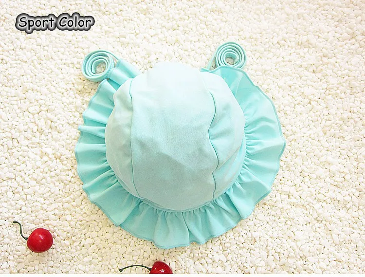 Lovely Kids Swimming Caps Quality Baby Children Teenagers Infant Swimwear Board Cute Swim Hats Colorful Beachwear