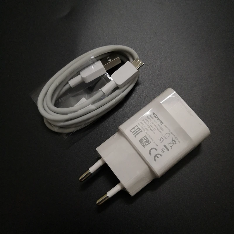 Оригинальный USB адаптер для быстрой зарядки HUAWEI 5 В/2 А кабель передачи данных P30 Lite