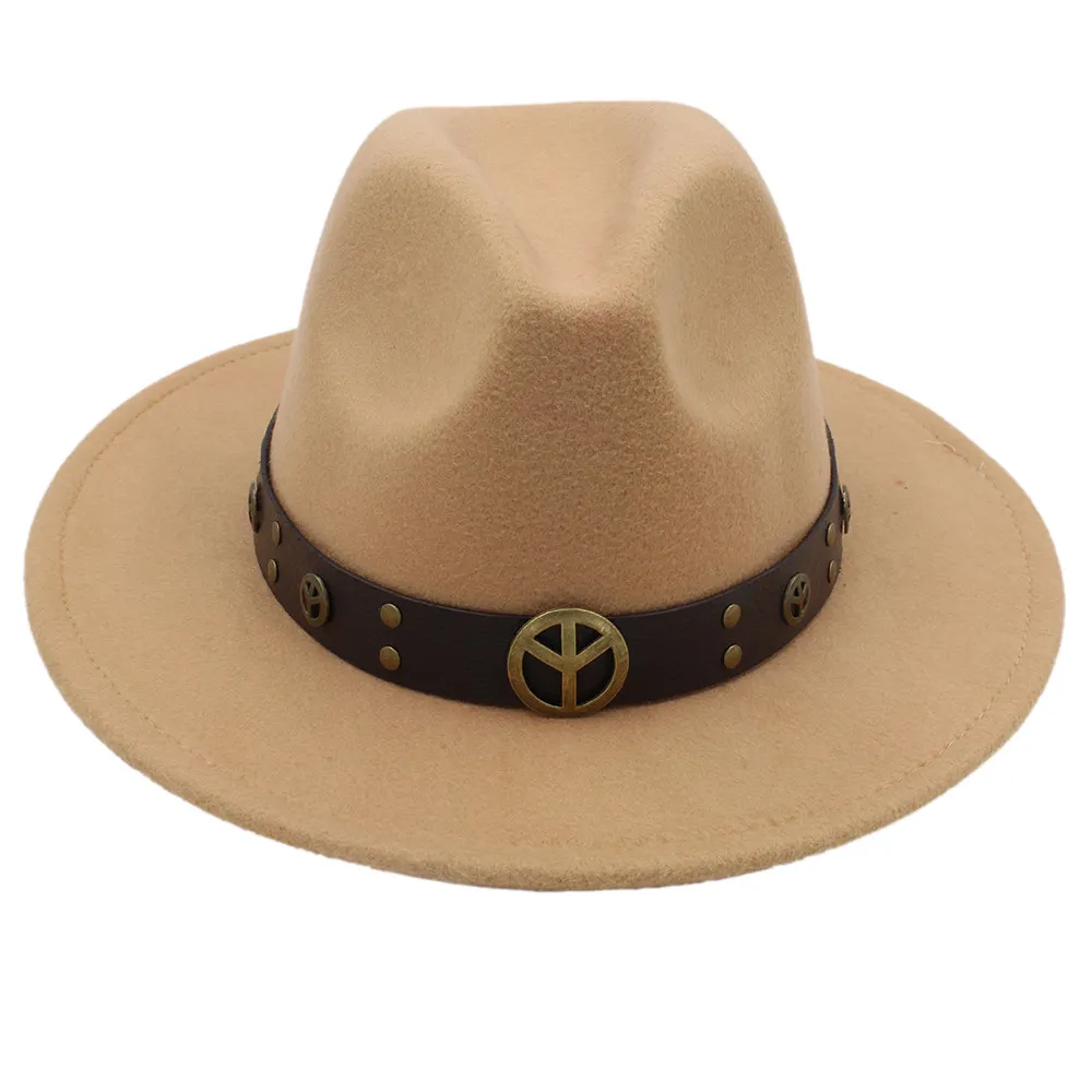 100% шерсть женская и мужская фетровая Шляпа Fedora Осень зима с широкими полями джаз