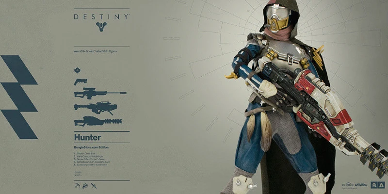 1:6 масштаб 3а игрушки серия Destiny Hunter Goldspiral Shader фигурка осень Splendor Shader Goldspiral Shader фигурка кукла игрушки подарок
