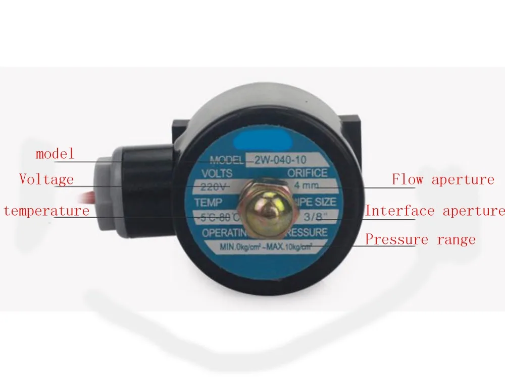 DN25 DN32 AC220 DC12V DC24V нормально закрытый пластиковый электромагнитный клапан, катушка может работать непрерывно в течение 24 часов без сжигания