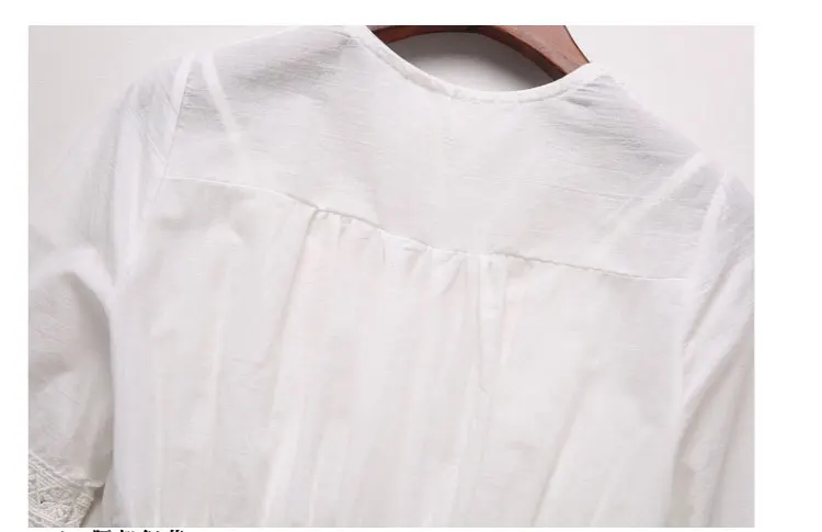 2019 Spring New Women's Sweet Ruffles V-Neck Fashion Lace Chiffon Shirt Patchwork Hollow Out Women Blouses Casual Tops T94715Z |