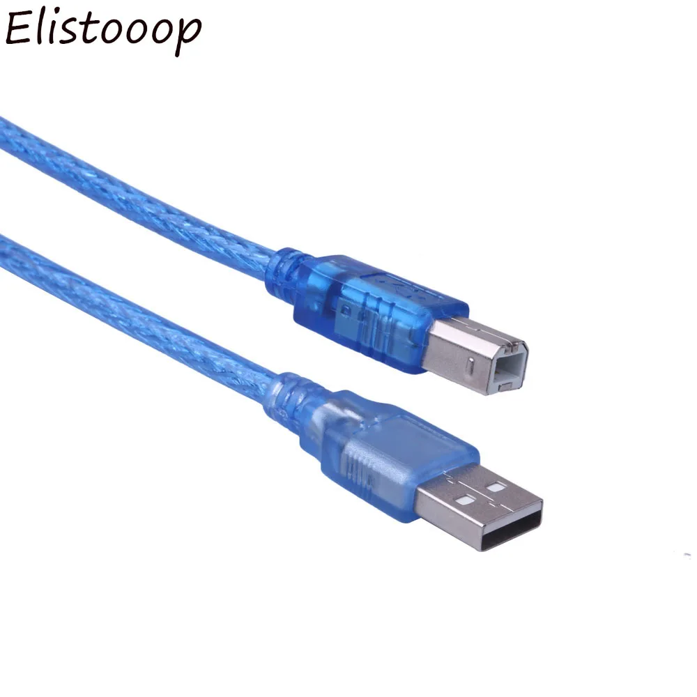 Лидер продаж удлинитель USB 2 0 кабель для печати 3 м 1 4 5 OHFC медный прозрачный синий