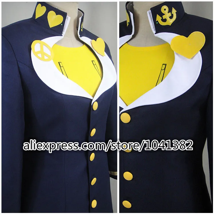 Новейшая модель японского аниме JoJo's Bizarre Adventure Higashikata Josuke костюм для