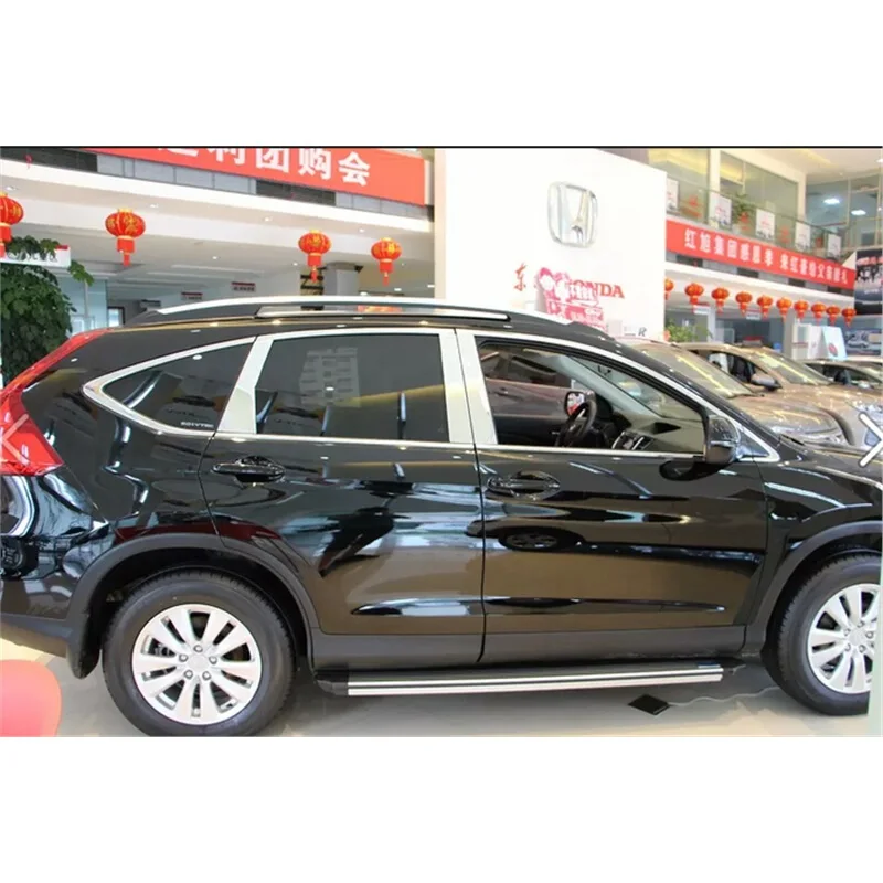 Для Хонда сrv CR V 2012 2013 2014 2015 2016 2017 Нержавеющая сталь внешние окна центр Столбы