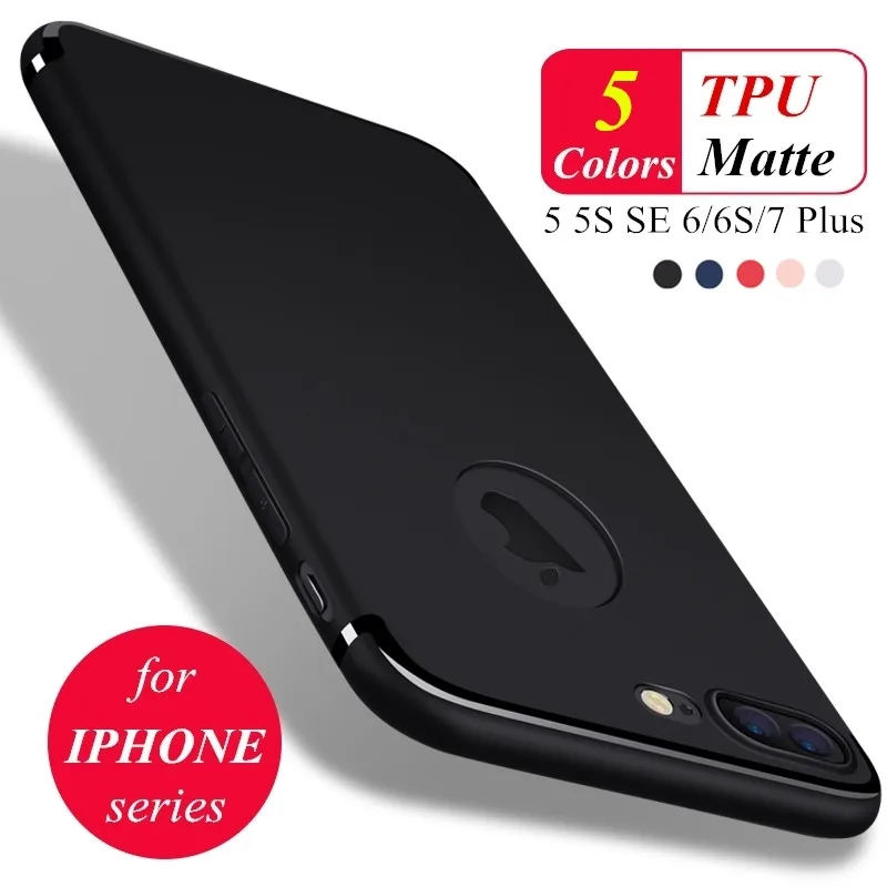 Чехол для iphone 7 высококачественный элегантный ТПУ силиконовый матовый мягкий