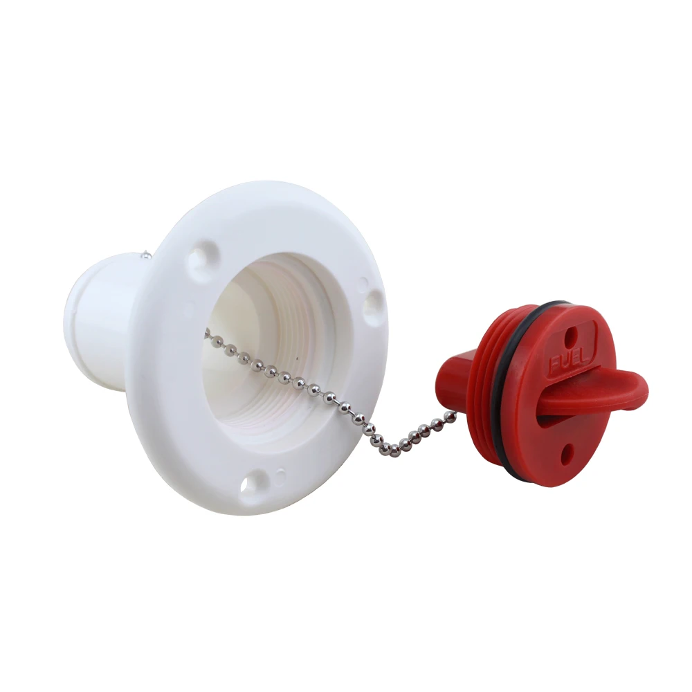 

Nylon Plastic UV stabilized Deck Filler of Fuel 1.5 inches(38mm) Marine hardware Socket boat Motorhome yacht 5pcs