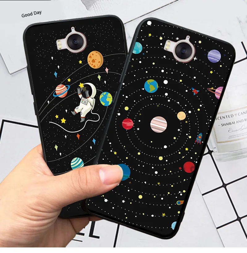 YOUVEI чехол для Coque huawei Y5 Mya-l22 Mya-u29 чехол черный мягкий TPU задняя крышка для huawei Y5 Y6 чехол для телефона