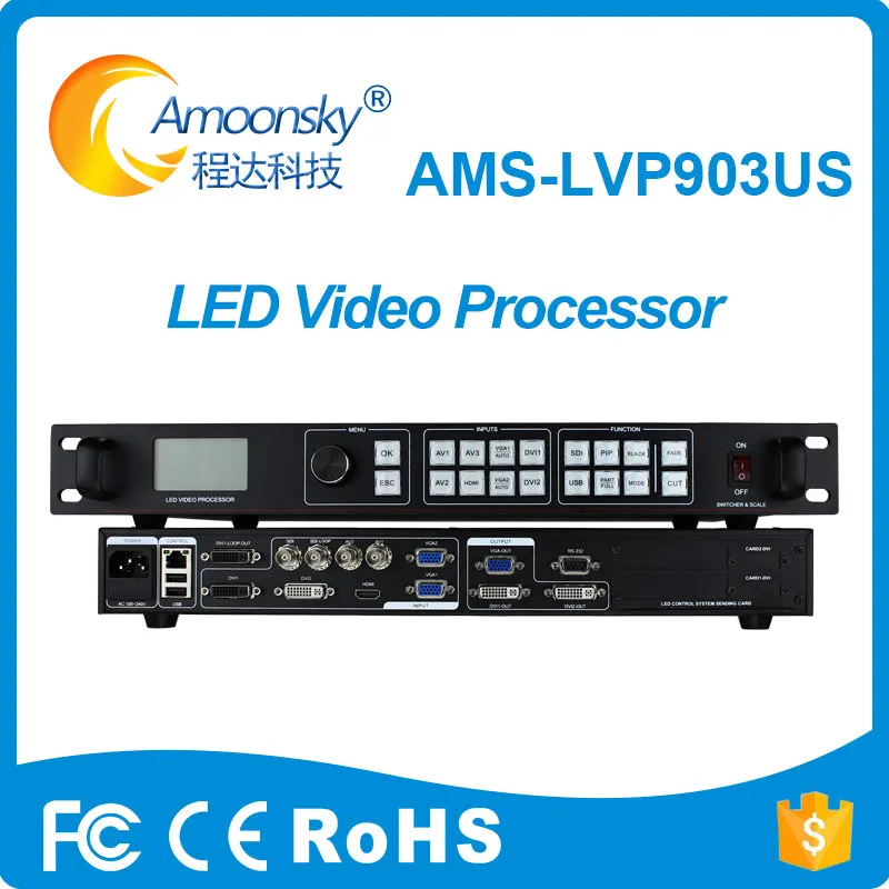 

LED video Processor LVP913US same nova VX4S vdwll processor support linsn colorlight control system for 700-1000nits p1.9 screen