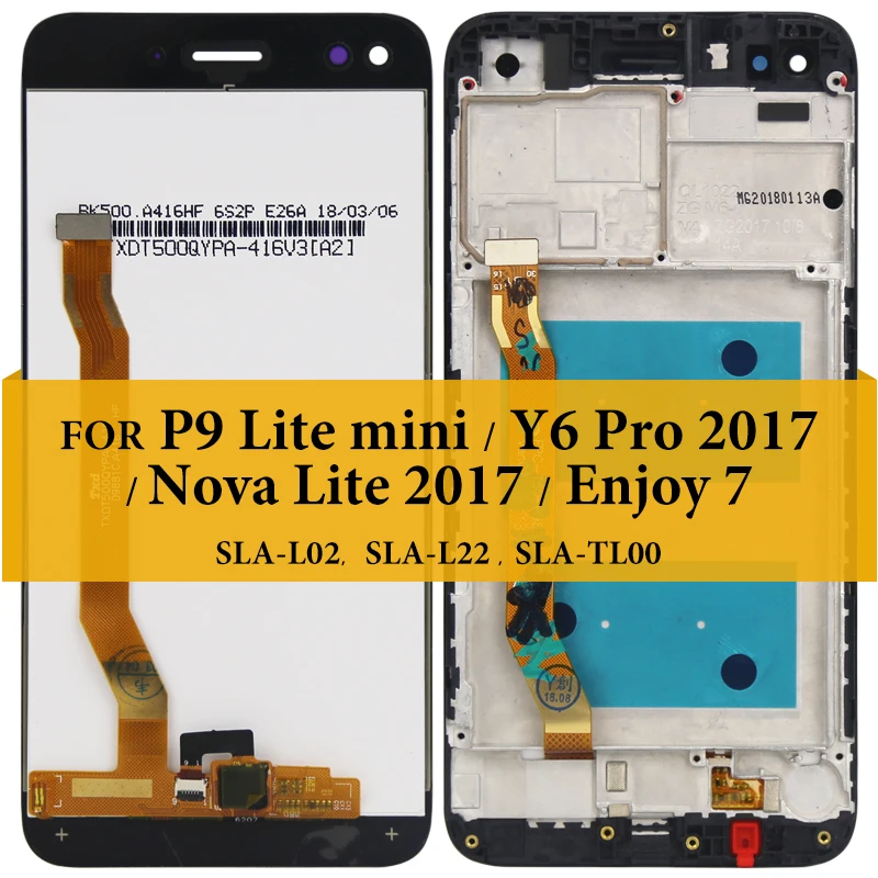 5 0 'для P9 Lite Mini LCD сенсорный экран в сборе для Y6 Pro 2017 Nova дисплей запасные части