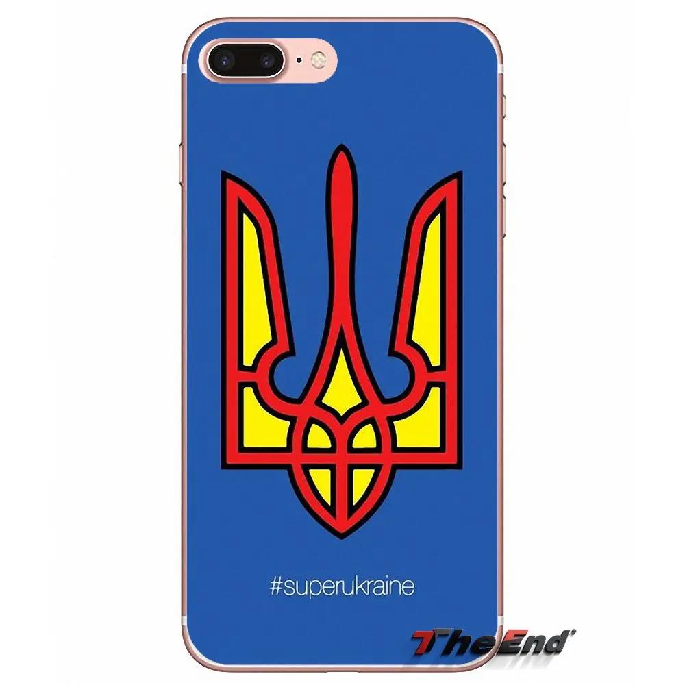 ТПУ чехол UA Украина украинский флаг баннер для Samsung Galaxy S2 S3 S4 S5 MINI S6 S7 edge S8 S9 Plus Note 2 3