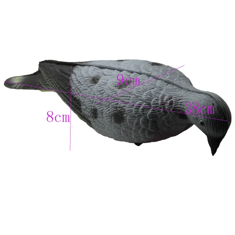 GUGULUZA дюжина реалистичные Dove Decoys голубь птица Decoy для охоты сад декоративные(упаковка из 12