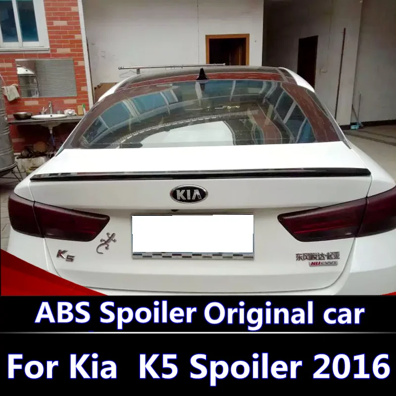 Для Kia Optima K5 2016-2018 спойлер высокого качества ABS Материал заднее крыло автомобиля