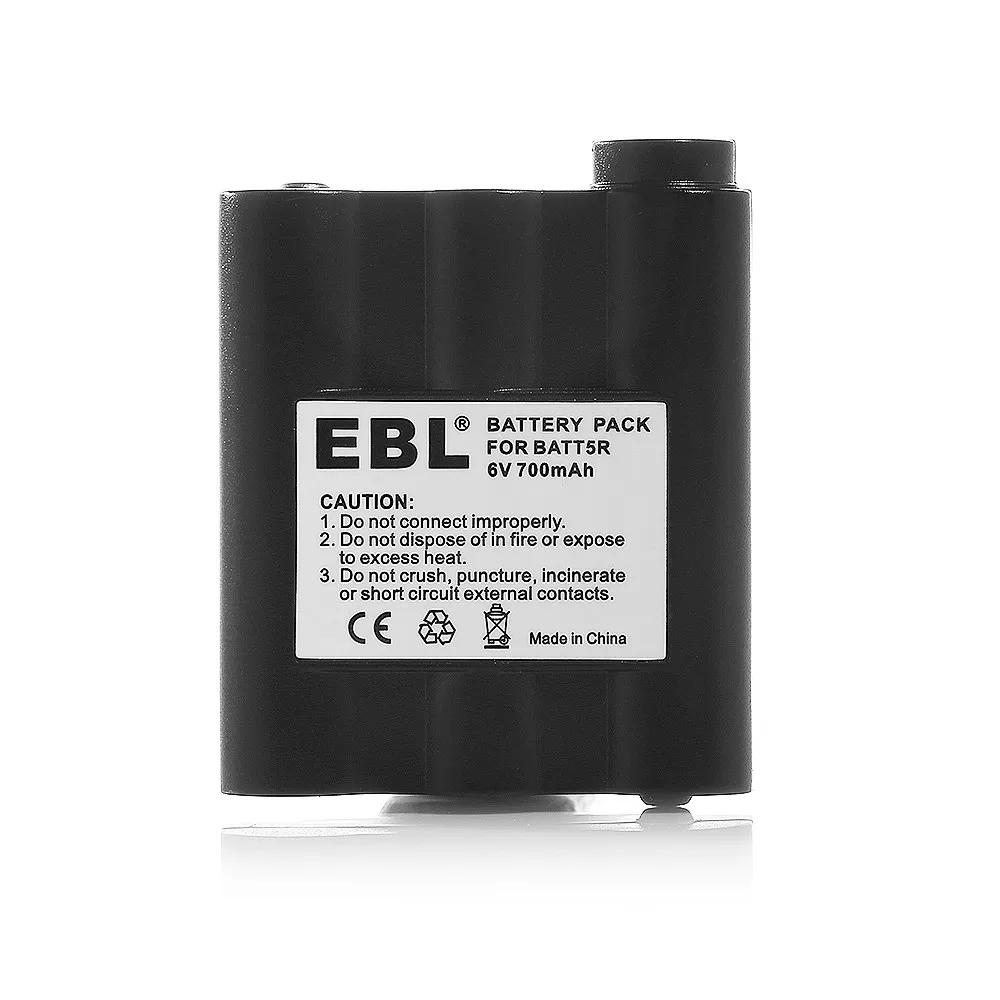 2 шт. EBL 700 мАч 6v Радио Батарея Замена металл-гидридных или никель для