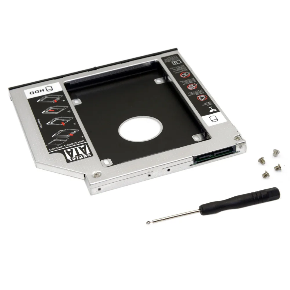 SATA 22pin HDD жесткий диск с жестким диском Caddy чехол для 12 7 мм Универсальный адаптор