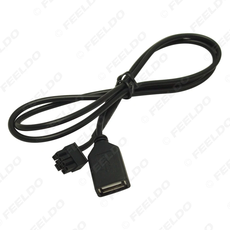 LEEWA автомобильный аудио Женский USB кабель адаптер 4Pin разъем для Chery Qiyun/Fulwin CD плеер