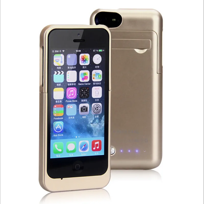 Чехол с внешним зарядным устройством 5s 2200 мАч для iPhone 5 5S | Мобильные телефоны и