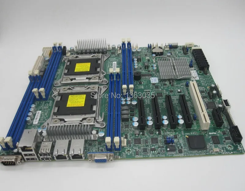 DHL EMS Бесплатная доставка X9DRL-IF материнская плата C602 чипсет LGA 2011 DDR3