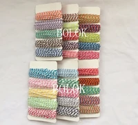 30packslot 30 mix color twisted cotton bakers twine 12ply 1 5mm for diy craft gift packingscrapbook wedding decoration