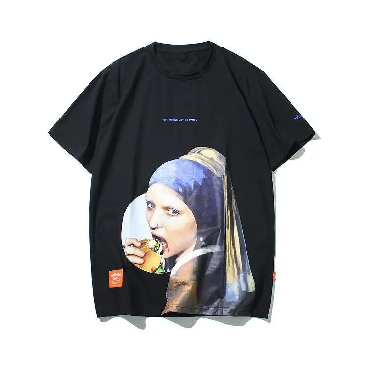 

Summer streetwear fashion men's Harajuku short-sleeved T-shirt