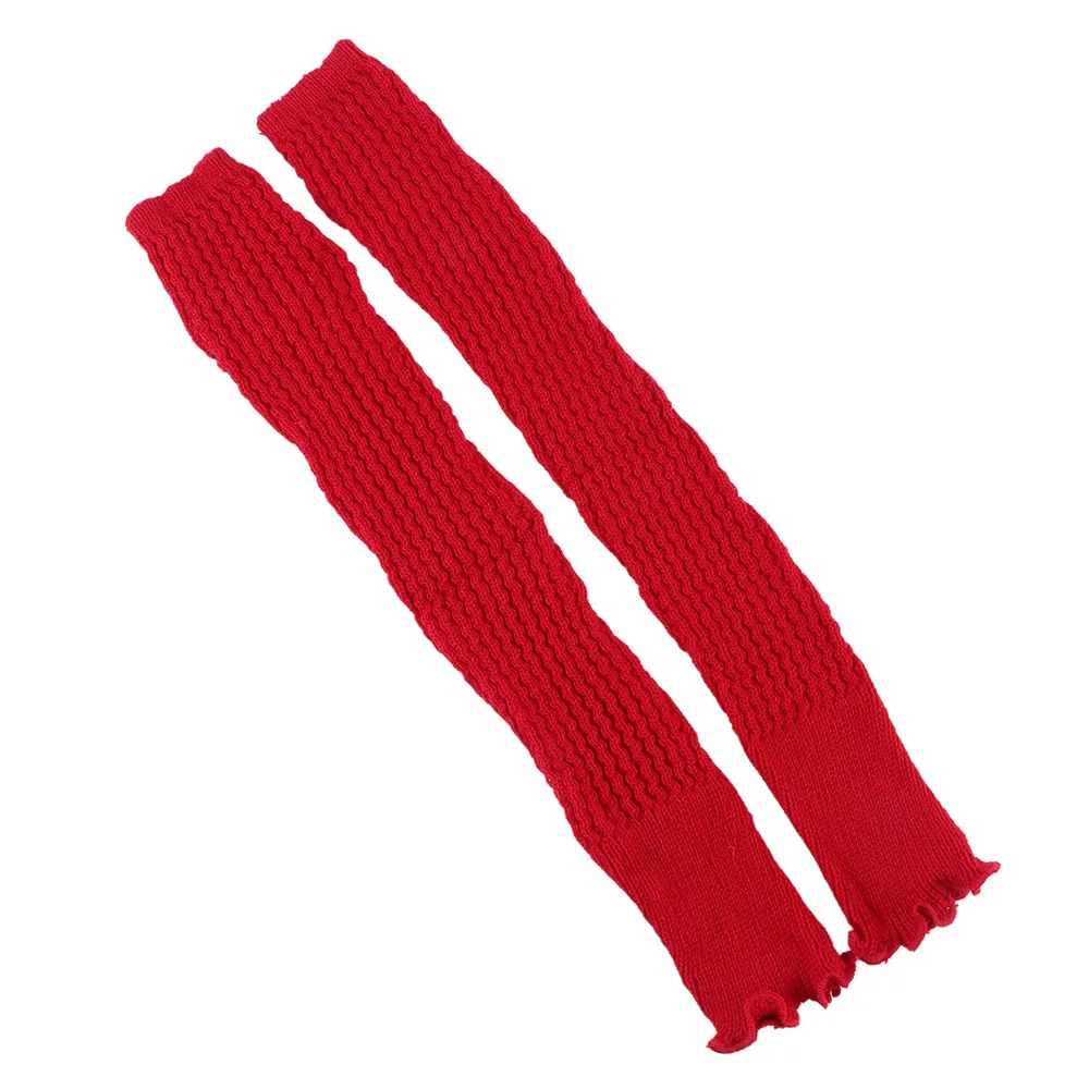 1 пара популярная распродажа женские зимние гетры для женщин девочек вязаные