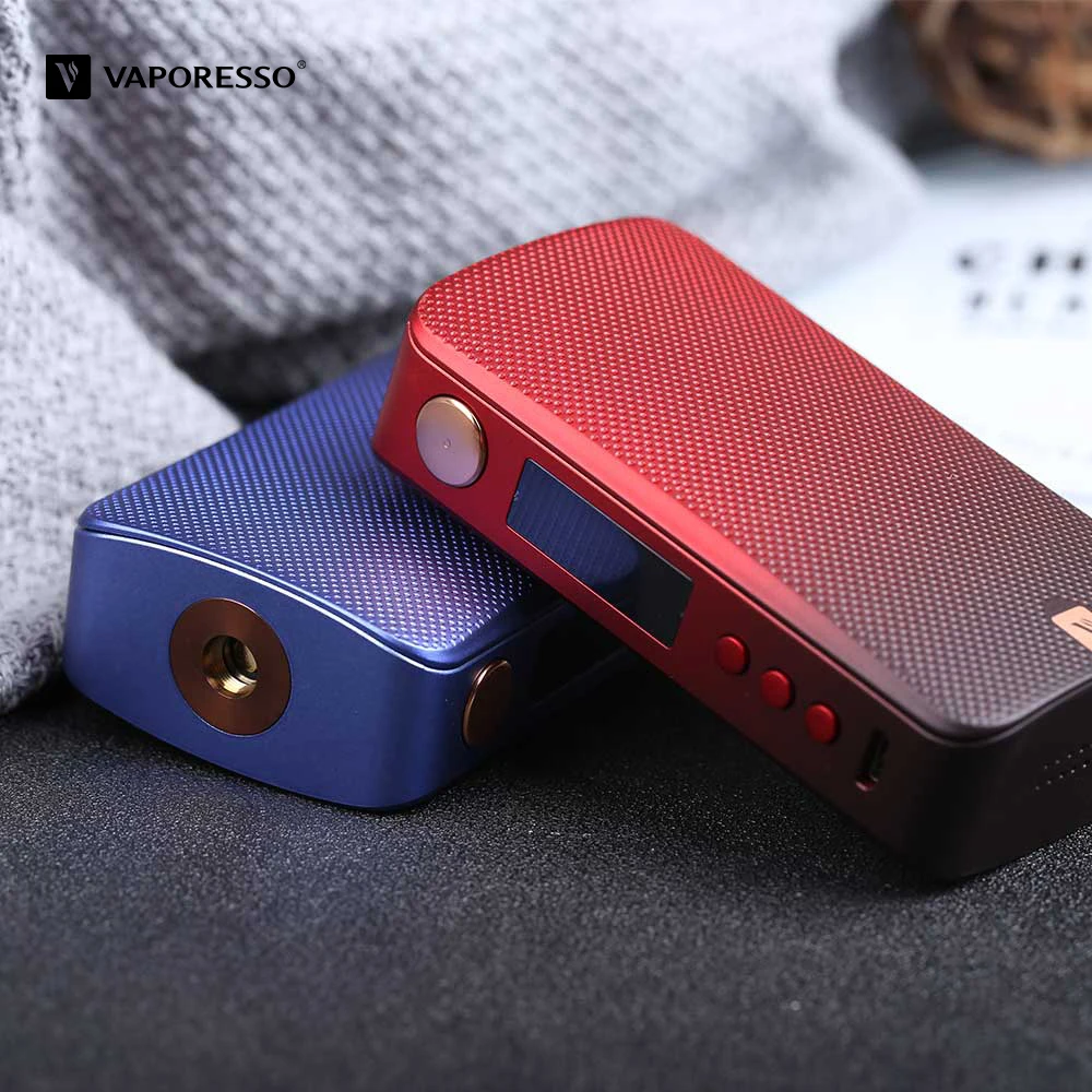 Оригинал 220 Вт Vaporesso роскошный мод Vape Box Mod power от Двойной 18650 батареи совместимы с 510