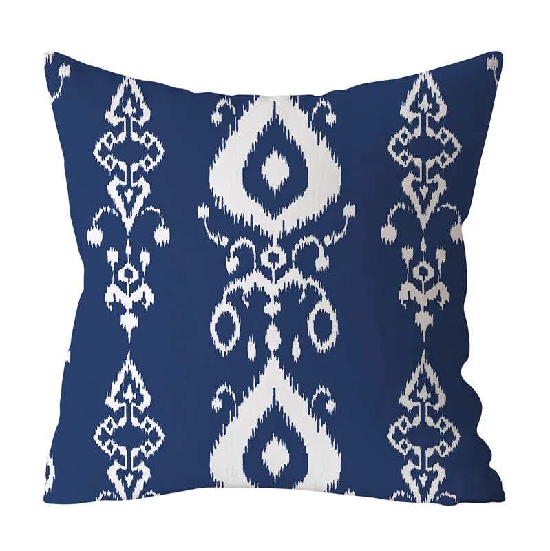 Home Decor геометрический бархат Чехлы 45x45 см темно-Boho Цветок шевронная точка наволочка Спальня Подушка для украшения дивана случае