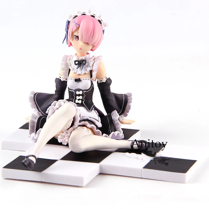Ram in bag Re: Zero Hajimeru Isekai Seikatsu Аниме Фигурка Rem Ram 1/8 Масштаб ПВХ Фигурки Коллекционная модель игрушки - Цвет: Ram in bag
