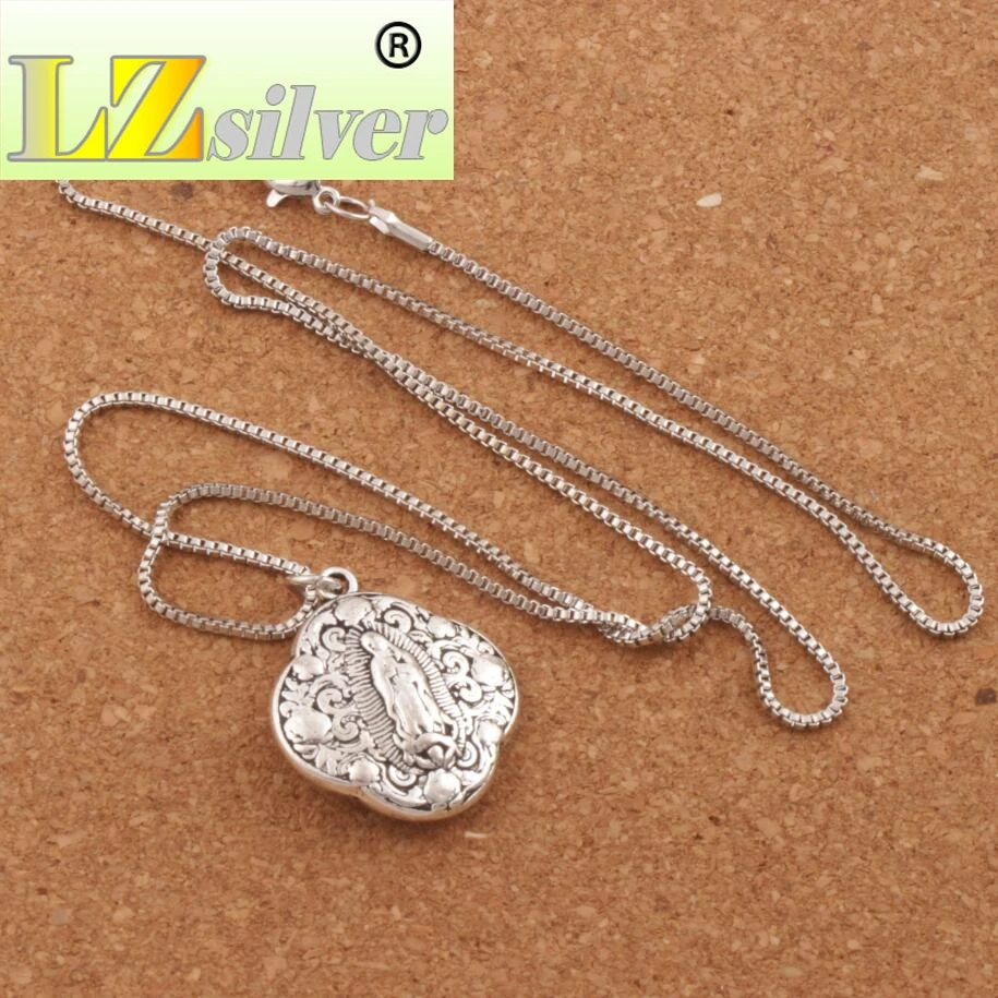 Ожерелье с подвеской в виде католической леди грации 24 дюйма 2 цвета|pendant necklace|gift