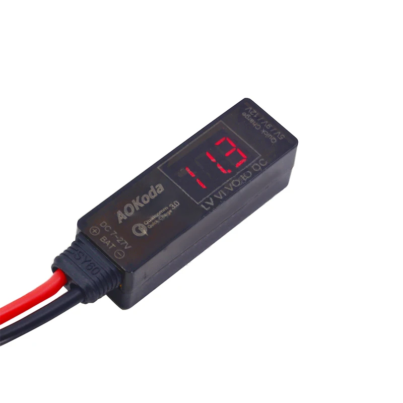 Конвертер питания AOKoda Lipo к USB адаптер QC3.0 быстрое зарядное устройство для