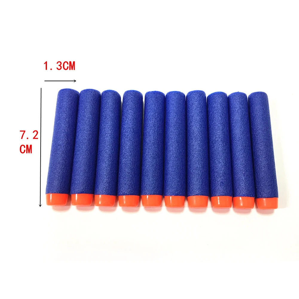 100/200/500 шт для Nerf пули мягкая пустотелая головка всасывающая EVA 7 2 см Refil игрушка