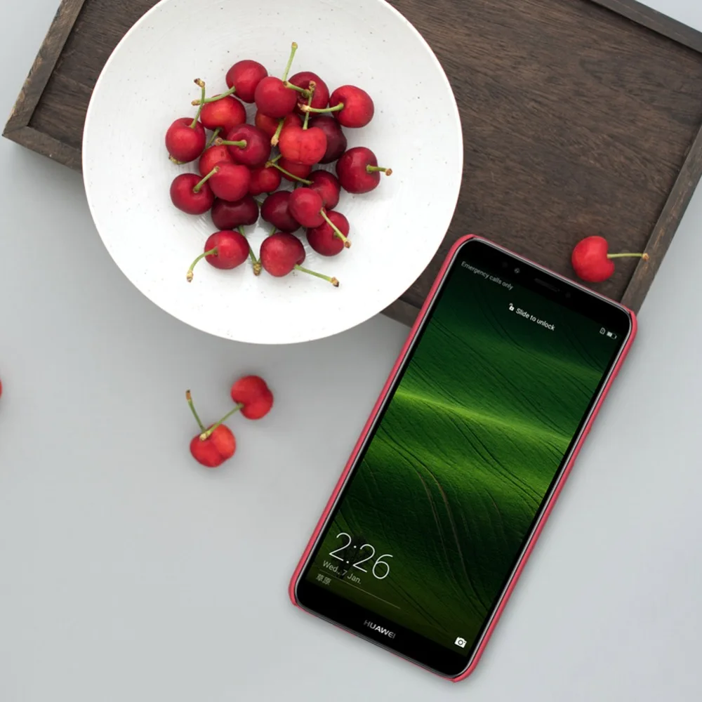 10 шт./лот оптовая продажа Nillkin Супер Матовый Защитный чехол Huawei Y7 prime 2018 жесткая