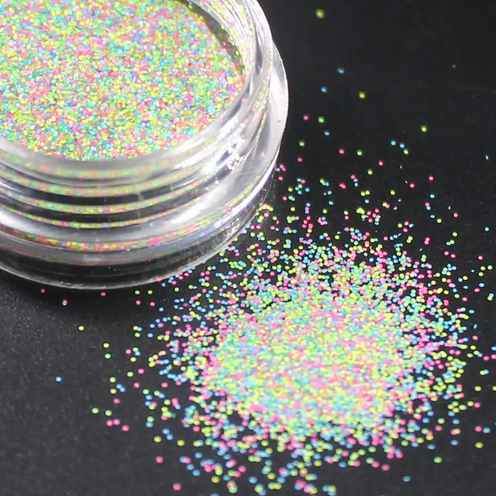 12 Цветов для УФ гель лак ногтей искусство пыли ящик инструментов акриловый