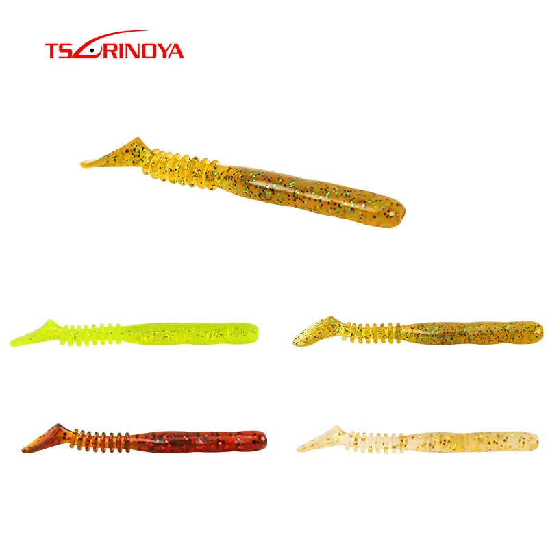 TSURINOYA R32 70 мм/2 35g T Мягкая приманка с хвостом рыболовные приманки наживки