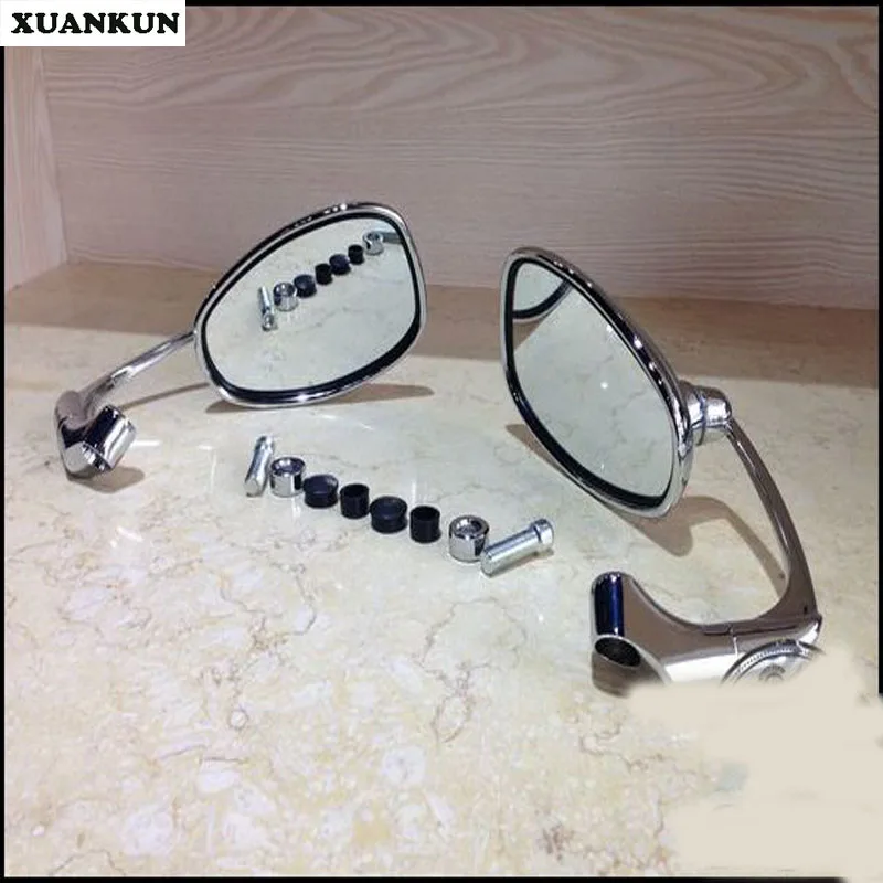 XUANKUN ретро кафе гонщик мотоцикл боковое зеркало заднего вида|mirror reverse|mirror mirrormirror