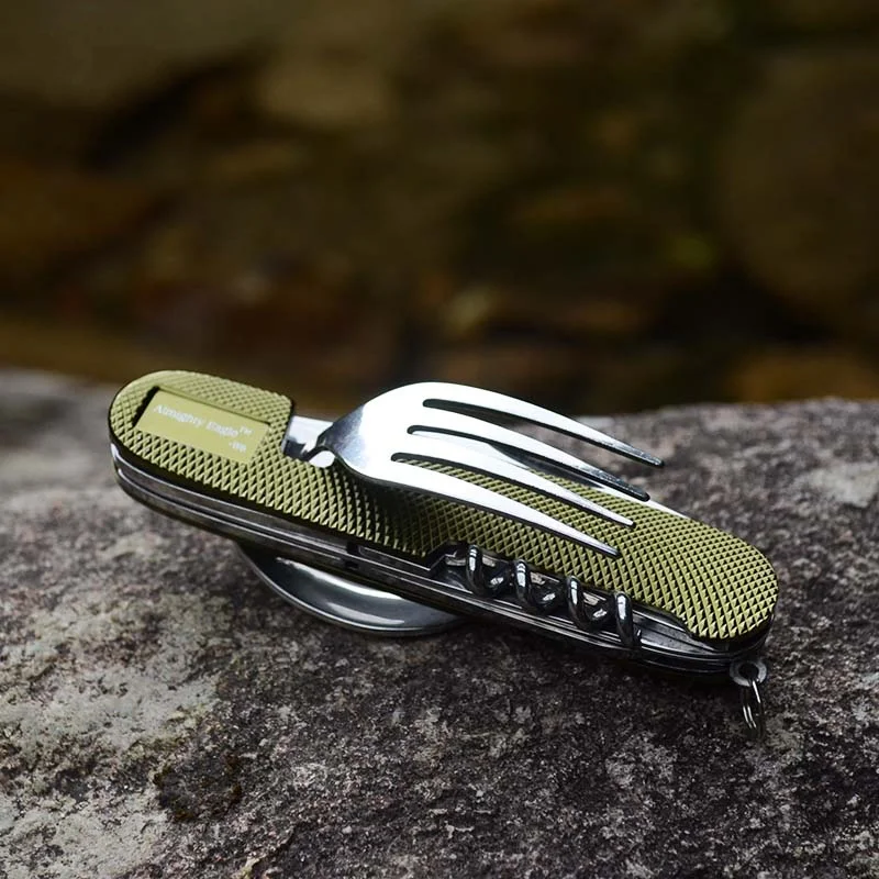 Обновленная портативная многофункциональная уличная посуда складной