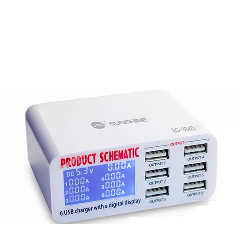 Ss 304d USB Intelligence 2.4A Быстрая зарядка поддержка QC 3 0 сильная совместимость для ipad iphone
