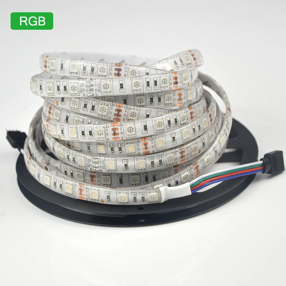 5 м 300 светодиодов DC12V RGB RGBW RGBWW Водонепроницаемая светодиодная лампа для шкафа 60
