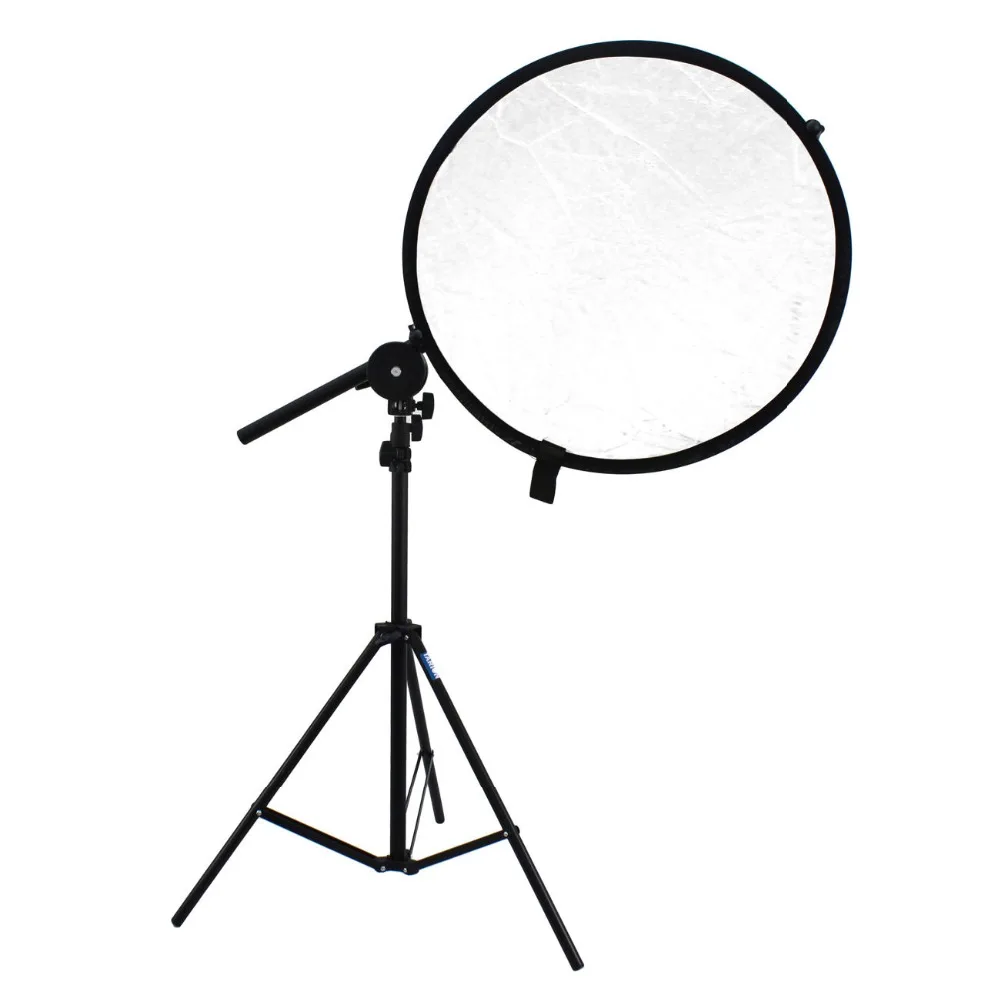 60cm 24&quot/80cm 32&quot/110cm 43&quot Studio Photography Photo Video Lighting Disc Oval Reflector 2-in-1 2 Colors Gold Silver |