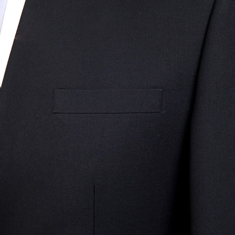 PYJTRL S-4XL для мужчин китайский туника воротник жениха костюм формальная одежда платье Slim Fit s костюмы жениха свадебный Блейзер Брюки Homme