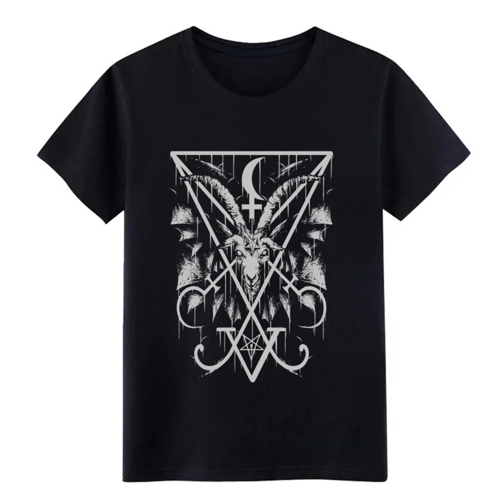 Мужская футболка с коротким рукавом sigil of Lucifer and Baphomet из коллекции 50/50 года S-XXXL